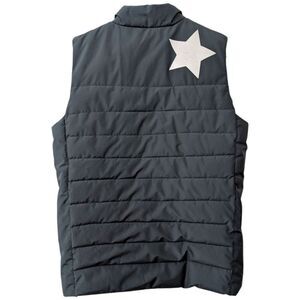 Molo Kids' 11-12 Year Old Dark Green Quilted Puffer Vest Zip Up